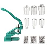 Pyatofly Grommet Machine Punch Tool Kit Heavy Duty Grommet Press Grommet Dies Press Machine Hand Press Heavy Duty Eye Green Metal