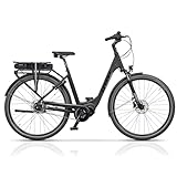 Airtracks 28 Zoll E-Bike City Fahrrad LS V-TRON RD Wave Rack Shimano STеPS E-6100 418Wh 7 x Gang Shimano Nexus - Rahmenhöhen 45cm 50cm 55cm (50cm (Körpergröße 175-185cm))