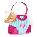 Pucci Pups - Herzchen & Streifen Tasche & Pony - Plüsch-Pferd - Plüschtier - Pferd Plüschtier - 2 Jahre +