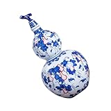 LOLIPPYY Keramik Weinflasche Gourd Design Mehrzweck Getränkebehälter Dekorativer Trinkflasche für Zuhause Glatte Ränder Sicher und Langlebig