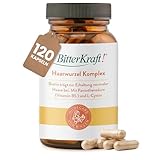 BitterKraft! Haarwurzel-Komplex (120 Kapseln) Haarvitamine tragen zur Erhaltung normaler Haare bei - Haarkapseln mit Biotin, Vitamin B5 und L-Cystin, Haar Vitamine - Made in Germany