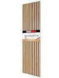 wohnartig® Akustikpaneele 1,485m² - 275cm x 54cm* set -...