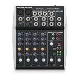 Behringer XENYX 802S Premium-Analogmixer mit 8 Eingängen und USB-Streaming-Schnittstelle