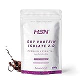 HSN - Sojaprotein Isolat | Vegan Protein | Veganes Protein mit Stevia | Soy Protein Isolate | Glutenfrei, cholesterinfrei, GVO-frei, zuckerfrei, laktosefrei | Geschmacksrichtung: Schokolade, 500g