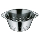 WMF Gourmet Sieb Edelstahl 24 cm, Seiher mit großen...