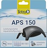 Tetra APS 150 Aquarium Luftpumpe - leise Membran-Pumpe für Aquarien von 80-150 L, schwarz