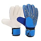 Kinder-Sporthandschuhe, Torwarthandschuhe für Jugendliche, schützende Torwarthandschuhe, rutschfeste Fußball-Torwarthandschuhe, flaches Handflächenschnitt-Design, Jugend-Fußballhandschuhe für Kinder