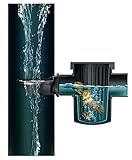 YourCasa® Regensammler zum Verbinden von Fallrohr und Regentonne inklusive Filter und Bohrer. Regenrinnen Ablauf Verbinder. Regenwassersammler Fallrohr - Füllautomat für Regenwassertonne Wasserdieb