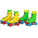Rudiaoa Kinder Simulation Interaktive Finger Rollschuhe Tragbare Turnschuhe Für Vögel Machen Schlüsselanhänger Zubehör Finger Skates Kit Spielzeug Für Kinder