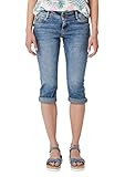 s.Oliver Damen 04.899.72.5087 Hose, Middle Blue Denim, 46