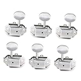 MUELODSIC Gitarre Mechaniken Semiclosed Tuner Pegs aus Holz Lr Heavy Duty Innengetriebe für Akustik Konzertgitarre Banjo Head Tuning Key Robust Kompakt und Langlebig