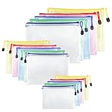Brevanza 15 Stück Dokumententasche A4+A5+A6, Wasserdichte...