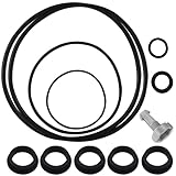 Sandfilter Ersatzteile für Intex Sandfilterpumpe 25013, 12er Pool Zubehör mit 1 Luftablassventil und 11 O-Ring Dichtungen, Sandfilterpumpen Ersatzteile Set, Poolzubehör für Intex Sandfilteranlage