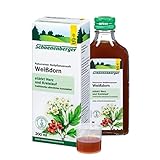 Schoenenberger - Weißdorn naturreiner Heilpflanzensaft - 1x 200 ml Glasflasche - freiverkäufliches Arzneimittel - zur Unterstützung der Herz-Kreislauf-Funktion