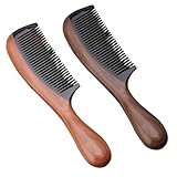 Natürlicher Ochsenhorn, grüner duftender Kamm, Holzgriff, Kämme, Haarpflege, Haarreifen