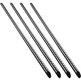 Zeltheringe Bodenanker 4PCS Stabile Bodenpfähle 38CM Stahl Erdnägel Bewehrungsstahl Heringe für Camping Zelten Garten