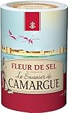 Le Saunier de Camargue Fleur De-Sel in 1 kg Dose, Premium Meersalz aus Süd-Frankreich, Ideal zum Verfeinern von Gerichten