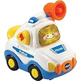 Vtech TUT TUT Baby Flitzer - Polizei – Spielzeugauto mit Musik, aufleuchtender Taste, spannenden Sätzen und Geräuschen – Für Kinder von 1-5 Jahren