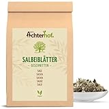 Salbei 500g | Salbeiblätter getrocknet und geschnitten | Salbeitee | Salbei-Gewürz | vom Achterhof