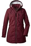 G.I.G.A. DX Damen Casual Softshell Parka mit abzippbarer Kapuze GW 5 WMN SFTSHLL PRK, tiefrot, 38, 38520-000