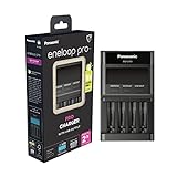 eneloop PRO-Ladegerät, für 1-4 AA/AAA NI-MH Akkus, 2 Stunden Ladezeit, 10 Sicherheitsfunktionen