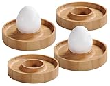KESPER | Eierbecher, 4er Set, Material: Bambus, Maße: Ø 10...