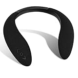 HPYLIF·H Hals-Lautsprecher, Nacken Lautsprecher, tragbar, kabellos, Bluetooth-Lautsprecher mit eingebautem Mikrofon, 3D-Surround-Stereo für Zuhause und Outdoor-Sportarten