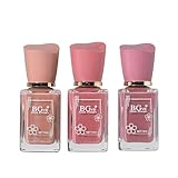 3PCS Nagellack Set - Pink Nude Nagellack - Schnell trocknende & lang anhaltende Nail Polish