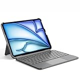 Inateck Hülle mit Tastatur, Ultraleichte Tastatur für iPad 10 Generation, iPad Air 6 11 Zoll 2024, iPad Air 5/4 10.9 Zoll, iPad Pro 11 4/3/2/1 Gen, Abnehmbar, mit Touchpad, QWERTZ, KB04122