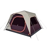 Coleman Skylodge Sofortzelt 4/6/8 Personen Zelt aufgebaut in etwa 1 Minute wetterfest mit vormontierten Stangen & Tragetasche aus PFAS-freien Materialien