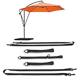Erice Fester Gurt für Regenschirm, Outdoor, Terrasse, Windschutz für große freitragende Sonnenschirme, verstellbares, wetterfestes Band, weit verbreitet für große Outdoor-Regenschirme
