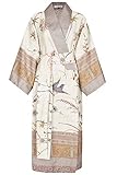 Bassetti Fong Kimono, Baumwolle, Beige, L-XL