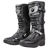 O'NEAL | Motocross-Stiefel | MX Enduro | Innerer Knöchel-, Fuß- & Schaltzonenschutz, Perforiertes Innenfutter | Boots RSX Adventure V.24 | Erwachsene | Schwarz | Größe 39
