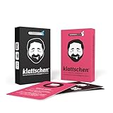 DENKRIESEN - klattschen® & klattschen® Mädelsabend - Das wahrscheinlich Beste Trinkspiel Aller Zeiten | Partyspiel | Kartenspiel | Spieleabend | Wasserfeste Karten | Perfekt zum Junggesellenabschied
