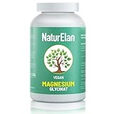 Magnesium Glycinat Hochdosiert Kapseln - 270 Vegane Kapseln,...