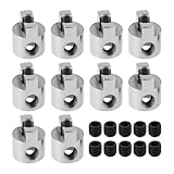 OTOTEC 10 Stück RC Boot Edelstahl Drive Dogs Propeller Adapter Set für RC Boot Schaft, 3 mm