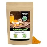 Kurkuma Pulver 500g von Alpi Nature, Kurkuma Wurzel gemahlen, Kurkumapulver zum Kochen und für Goldene Milch