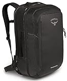 Osprey Unisex – Erwachsene Transporter Carry-On Bag Duffel, Black, O/S