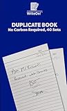 A5-Doppelbuch, nummeriert 1–40 Seiten, kein Kohlenstoff erforderlich, NCR