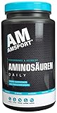 AMSPORT® Aminosäuren Weltmeisterformel 750g I EAA Aminosäure Pulver für Leistungssport Muskelaufbau und Regeneration I neutraler Geschmack ohne Zusatzstoffe I Laktose- und Glutenfrei