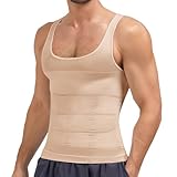 Wivzo Shapewear Bauch Weg Herren Elastische Unterhemd Herren Tight Kompressionsshirt Taillenformer Figurformend Body Shawivzoper