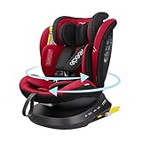 Reecle 360° Drehbar i-Size Kindersitz mit ISOFIX 40-150 cm (0-36 kg) Reboarder, ab Geburt -12 Jahre, ECE R129