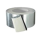 Wasserdichtes Klebeband, Butyl Band Starke Qualität Klebeband Aluminiumfolie Tape Starkes Selbstklebendes DichtungsbäNder Für Dachleckage Oberflächenriss Fensterbankspalt Rohrbruch (10CM*5M)