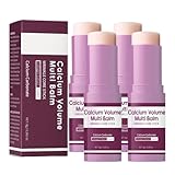 Anti-Falten-Stift, Wrinkle Core Stick, Mandel & Vitamin E für Lippenbalsam, Augencreme, Hals, Hautstraffend & Feuchtigkeitsspendend, Intensive Reparatur- und Feuchtigkeitscreme, 8g