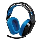 Logitech G G535 Lightspeed Wireless Gaming Headset - Leichter On-Ear-Kopfhörer, Mikrofon stummschaltbar, 33 Stunden Akkulaufzeit, kompatibel mit PS5, PS4, PC, USB-C wiederaufladbar - Schwarz/Blau