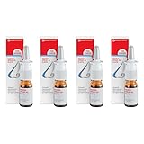 ALIUD PHARMA Nasenspray AL 0,05%, Lösung 10 ml, 4 Packungen: Mit abschwellender Wirkung bei verstopfter Nase wegen Schnupfen, für Kinder geeignet
