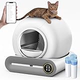 Katzenklo Selbstreinigend Selbstreinigende Katzentoilette XXL Automatische Katzentoilette fur Mehrere Katzen APP Steuerung (Typ A)