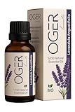 OGER Bio Lavendelöl [100% NATURREIN] Lavandula Angustifolia - Ätherisches Öl Bio - Duftöl Lavendel für Aromatherapie 20ML-1Stück