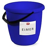 Hastic Putzeimer 10L - Plastik Eimer Stabil - Haushaltseimer aus Kunststoff 10 Liter - Plastikeimer 10L - Wassereimer mit Ergonomischem Griff