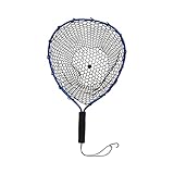 Angeln Kescher Durable Watkescher für Kajak Outdoor Angeln Zubehör Blau 49x32cm